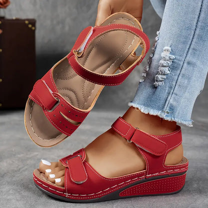 Women's Platform Wedge Sandals Cushioned Comfort