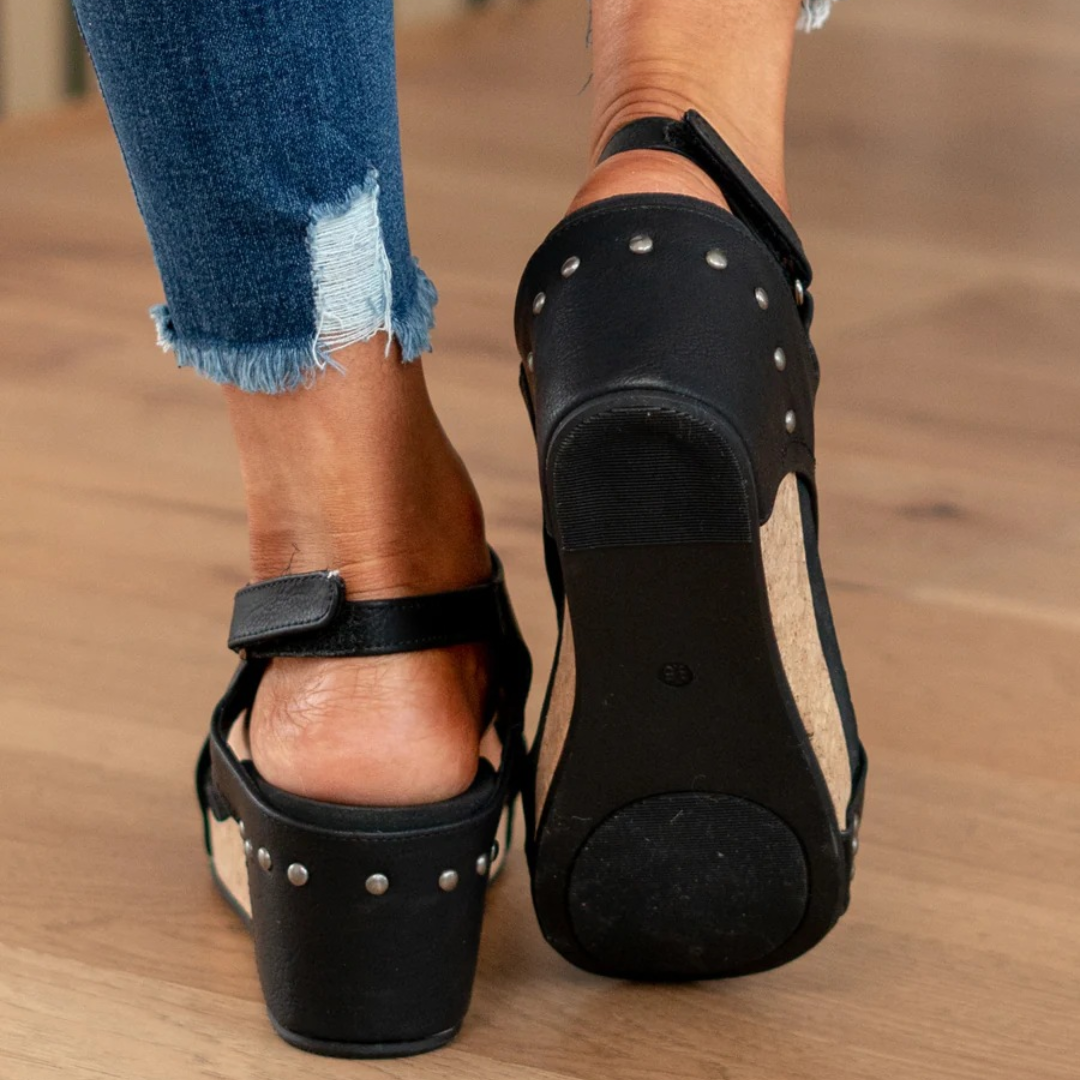 Women's Platform Wedge Sandals Cushioned Comfort