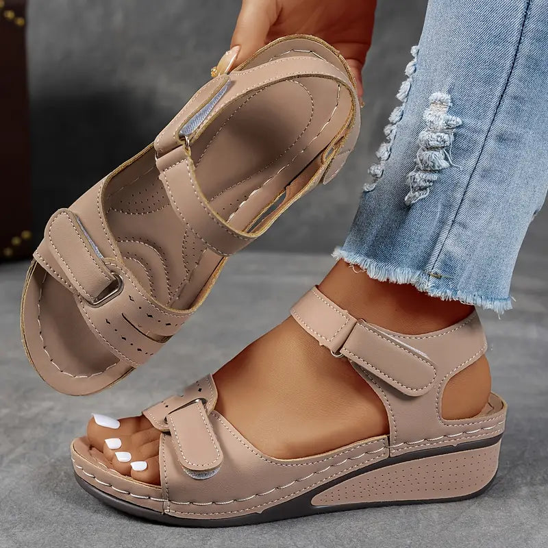 Women's Platform Wedge Sandals Cushioned Comfort