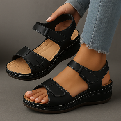 Women's Platform Wedge Sandals Cushioned Comfort
