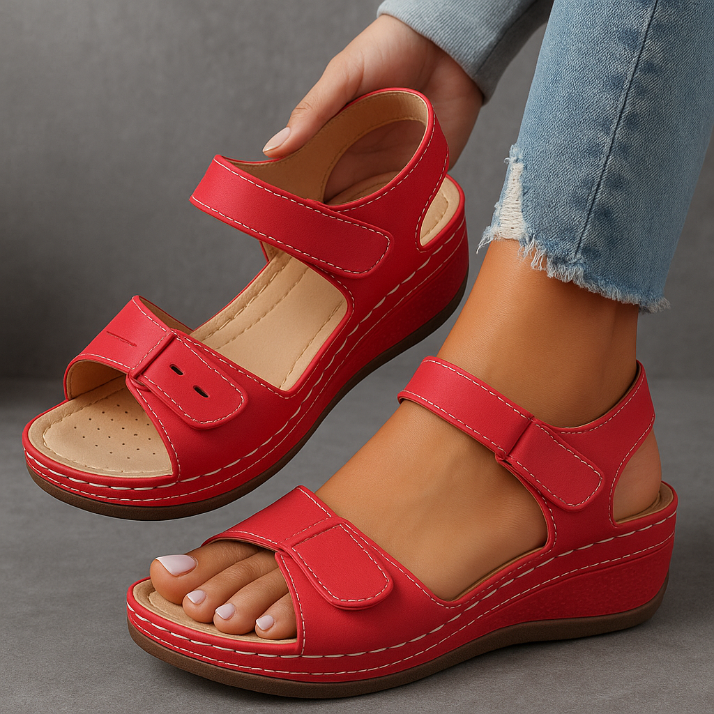 Women's Platform Wedge Sandals Cushioned Comfort